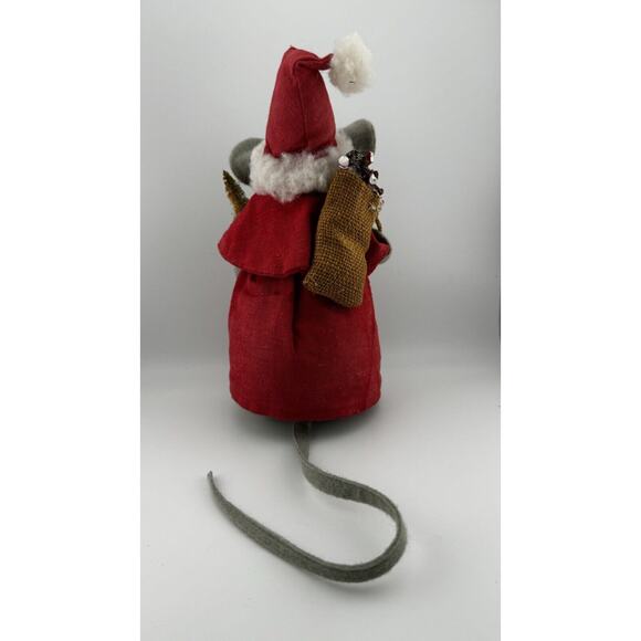 Festive Mouse in Santa Costume with Christmas Tree & Bear Decor - Picture 7 of 8